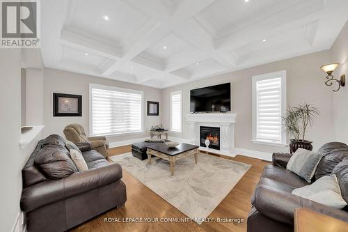 76 Elm Grove Avenue, Richmond Hill, ON - Indoor Photo Showing Living Room With Fireplace