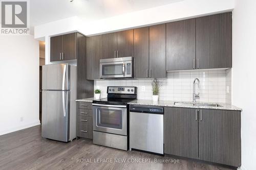 2101 - 7890 Bathurst Street, Vaughan, ON - Indoor Photo Showing Kitchen With Stainless Steel Kitchen With Double Sink