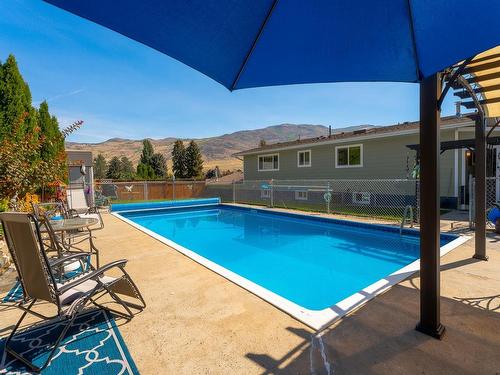 890 Pine Springs Road, Kamloops, BC - Outdoor With In Ground Pool With Backyard