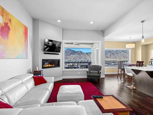 2032 Galore Cres, Kamloops, BC - Indoor Photo Showing Living Room With Fireplace