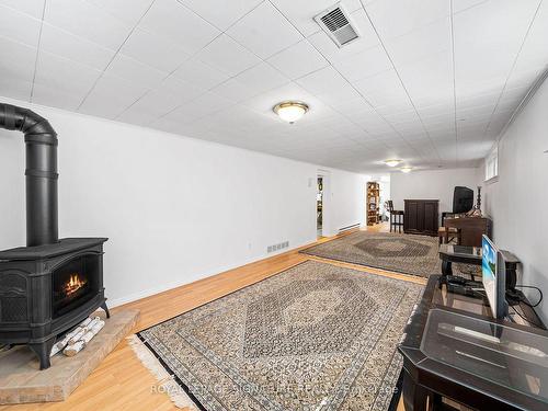 2166 Victoria St, Innisfil, ON - Indoor Photo Showing Other Room With Fireplace