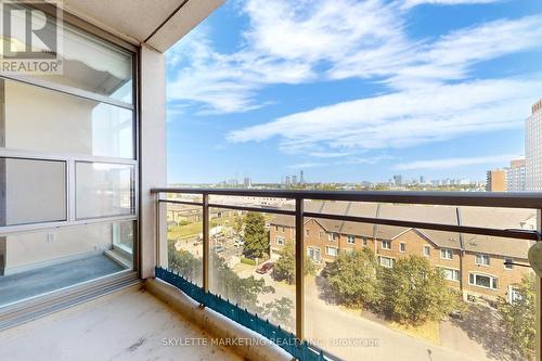 510 - 1 Leaside Park Drive, Toronto (Thorncliffe Park), ON - Outdoor With Balcony With View With Exterior