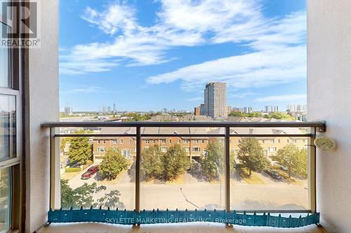 510 - 1 Leaside Park Drive, Toronto (Thorncliffe Park), ON - Outdoor With Balcony With View