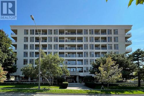 510 - 1 Leaside Park Drive, Toronto (Thorncliffe Park), ON - Outdoor With Balcony With Facade