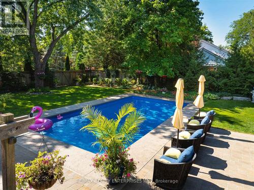 1522 Glenhill Crescent, Mississauga (Lorne Park), ON - Outdoor With In Ground Pool With Backyard