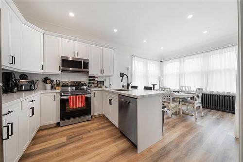 132 Holton Avenue S, Hamilton, ON - Indoor Photo Showing Kitchen With Upgraded Kitchen