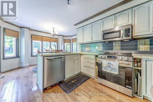 347 Alex Donor Drive, Newmarket, ON - Indoor Photo Showing Kitchen With Upgraded Kitchen