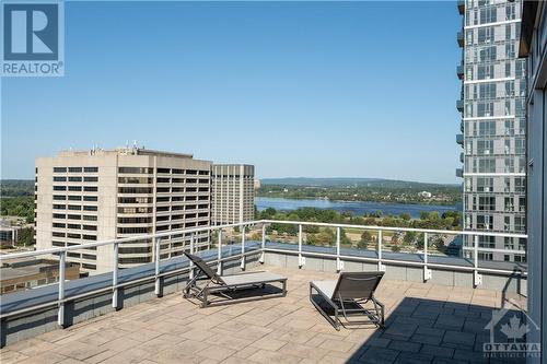 Roof top Sitting Area - 201 Parkdale Avenue Unit#901, Ottawa, ON - Outdoor With View