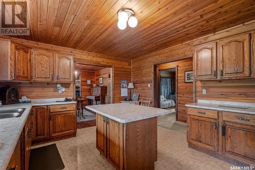 Hurd Lake Acreage, Leask Rm No. 464, SK - Indoor Photo Showing Kitchen With Double Sink