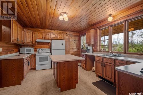 Hurd Lake Acreage, Leask Rm No. 464, SK - Indoor Photo Showing Kitchen With Double Sink