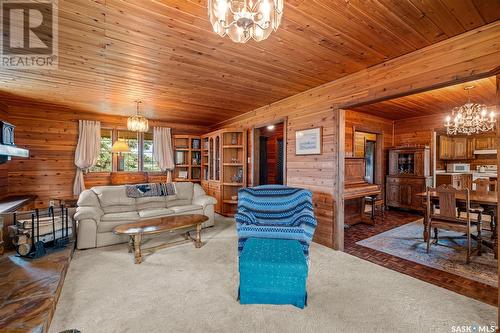 Hurd Lake Acreage, Leask Rm No. 464, SK - Indoor Photo Showing Living Room