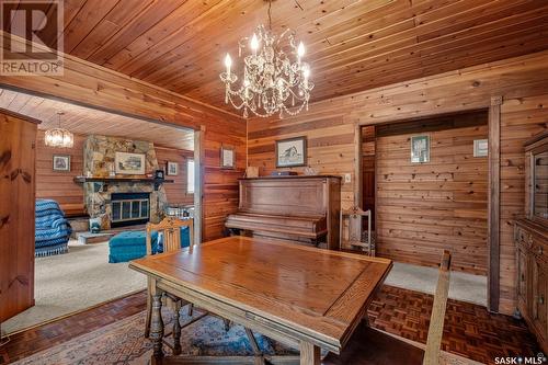 Hurd Lake Acreage, Leask Rm No. 464, SK - Indoor With Fireplace