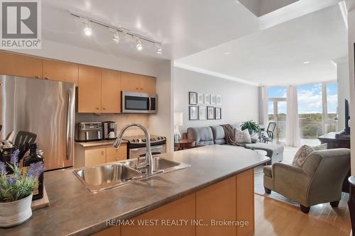 905 - 50 Old Mill Road, Oakville, ON - Indoor Photo Showing Kitchen With Double Sink