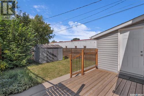 1131 E Avenue N, Saskatoon, SK - Outdoor With Deck Patio Veranda With Exterior