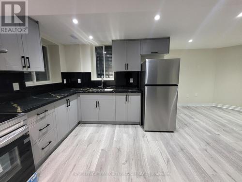 Bsmt - 1193 Field Drive, Milton, ON - Indoor Photo Showing Kitchen With Stainless Steel Kitchen