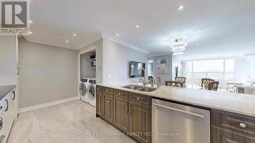 2806 - 100 Upper Madison Avenue, Toronto (Lansing-Westgate), ON - Indoor Photo Showing Kitchen With Double Sink