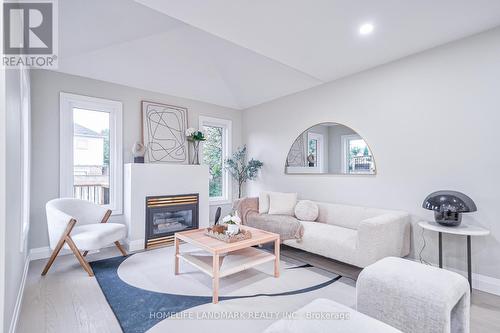 3400 Garrard Road, Whitby (Rolling Acres), ON - Indoor Photo Showing Living Room With Fireplace