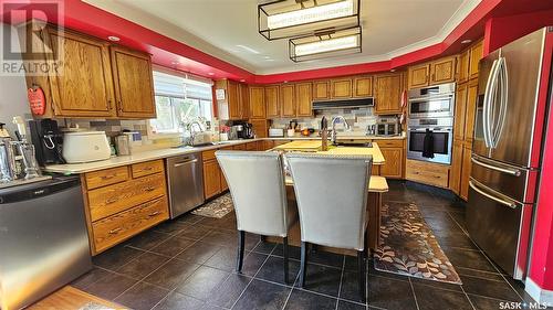 Acreage 2.5 Km South Of Cabri, Riverside Rm No. 168, SK - Indoor Photo Showing Kitchen With Stainless Steel Kitchen