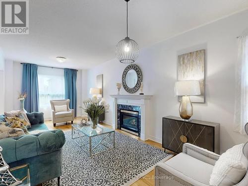 15 Frobisher Street, Richmond Hill (Langstaff), ON - Indoor Photo Showing Living Room With Fireplace