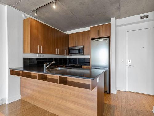 Cuisine - 1031-950 Rue Notre-Dame O., Montréal (Le Sud-Ouest), QC - Indoor Photo Showing Kitchen With Double Sink