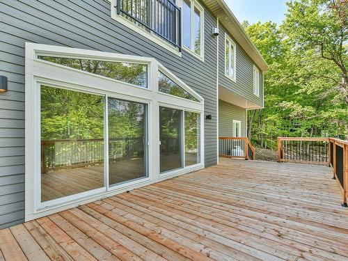 Terrasse - 55 Ch. De Normandie, Sainte-Agathe-Des-Monts, QC - Outdoor With Deck Patio Veranda With Exterior