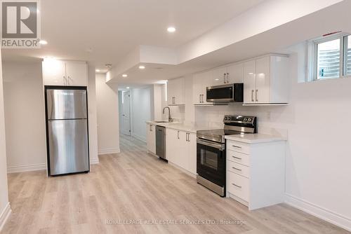 Bsmt - 74 Faust Ridge, Vaughan, ON - Indoor Photo Showing Kitchen With Stainless Steel Kitchen