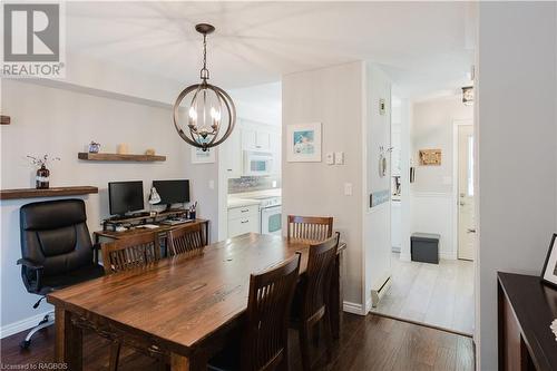 Beautiful flooring throughout - 160 Morpeth Street Unit# 19, Southampton, ON - Indoor Photo Showing Dining Room