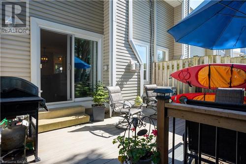 BBQ after a day at the beach! - 160 Morpeth Street Unit# 19, Southampton, ON - Outdoor With Deck Patio Veranda With Exterior