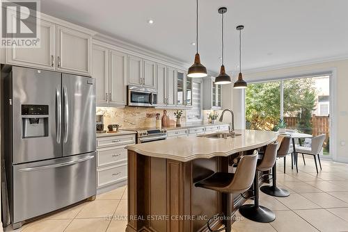 3196 Preserve Drive, Oakville, ON - Indoor Photo Showing Kitchen With Stainless Steel Kitchen With Upgraded Kitchen