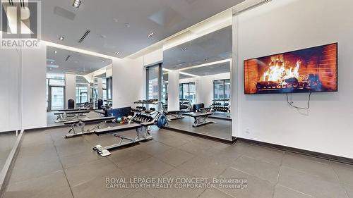 1002 - 2221 Yonge Street, Toronto (Mount Pleasant West), ON - Indoor Photo Showing Gym Room