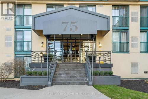 1509 - 75 Ellen Street, Barrie, ON - Outdoor With Balcony With Facade