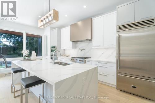 73 Elma Street, Toronto (Mimico), ON - Indoor Photo Showing Kitchen With Double Sink With Upgraded Kitchen