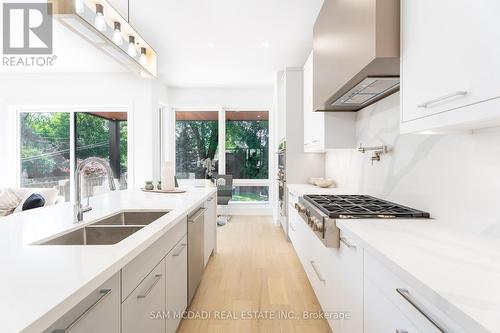 73 Elma Street, Toronto (Mimico), ON - Indoor Photo Showing Kitchen With Double Sink With Upgraded Kitchen