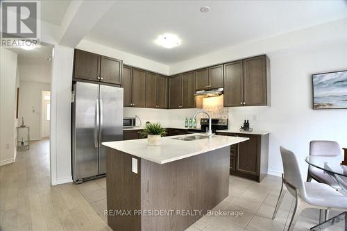 132 Dolobram Trail, Brampton (Northwest Brampton), ON - Indoor Photo Showing Kitchen With Double Sink