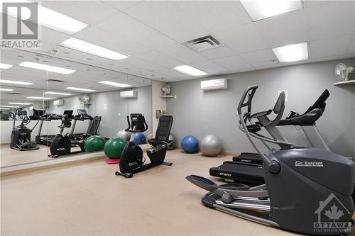 1785 Frobisher Lane Unit#1408, Ottawa, ON - Indoor Photo Showing Gym Room