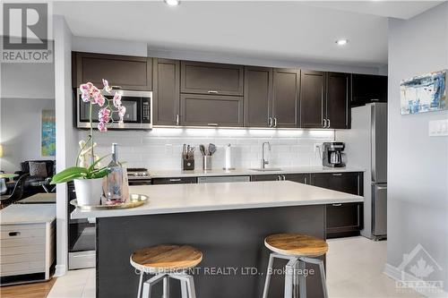 1408 - 1785 Frobisher Lane, Ottawa, ON - Indoor Photo Showing Kitchen With Upgraded Kitchen