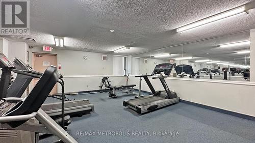 604 - 121 Trudelle Street, Toronto (Eglinton East), ON - Indoor Photo Showing Gym Room