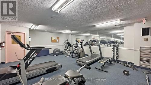 604 - 121 Trudelle Street, Toronto (Eglinton East), ON - Indoor Photo Showing Gym Room