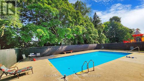 604 - 121 Trudelle Street, Toronto (Eglinton East), ON - Outdoor With In Ground Pool With Backyard