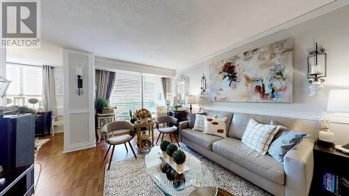 604 - 121 Trudelle Street, Toronto (Eglinton East), ON - Indoor Photo Showing Living Room