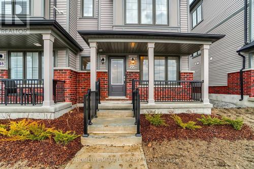 22 Jerome Way, Clarington (Bowmanville), ON - Outdoor With Deck Patio Veranda With Facade