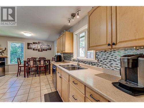 2888 Mabel Lake Road, Enderby, BC - Indoor Photo Showing Kitchen With Double Sink