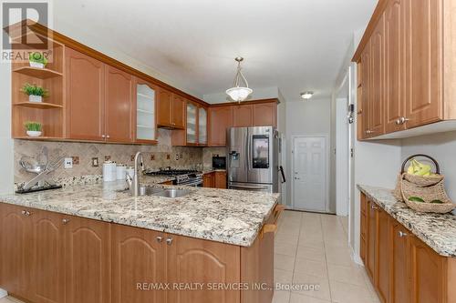 475 Van Kirk Drive, Brampton, ON - Indoor Photo Showing Kitchen With Double Sink