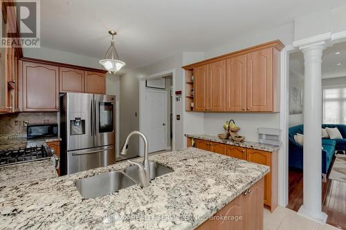 475 Van Kirk Drive, Brampton, ON - Indoor Photo Showing Kitchen With Double Sink