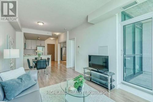 1003 - 3985 Grand Park Drive, Mississauga, ON - Indoor Photo Showing Living Room