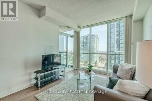 1003 - 3985 Grand Park Drive, Mississauga, ON - Indoor Photo Showing Living Room