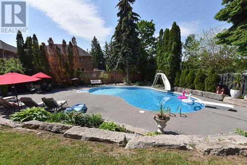 71 Delia Place, Vaughan (Islington Woods), ON - Outdoor With In Ground Pool With Backyard