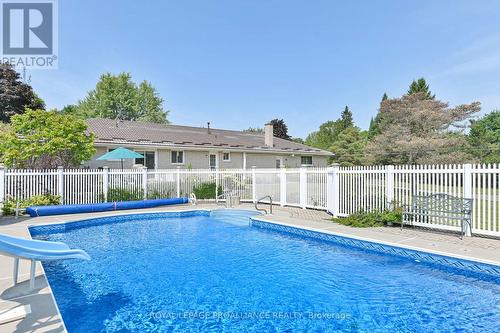 142 Old Madoc Road, Belleville, ON - Outdoor With In Ground Pool With Deck Patio Veranda With Backyard