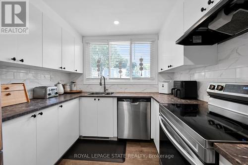 A15 - 25 Britten Close, Hamilton, ON - Indoor Photo Showing Kitchen With Double Sink