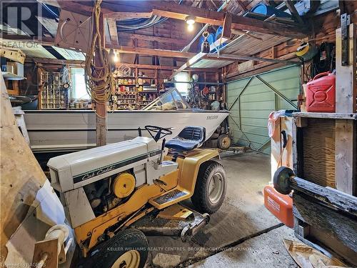 830 Pike Bay Road, Northern Bruce Peninsula, ON - Indoor Photo Showing Garage